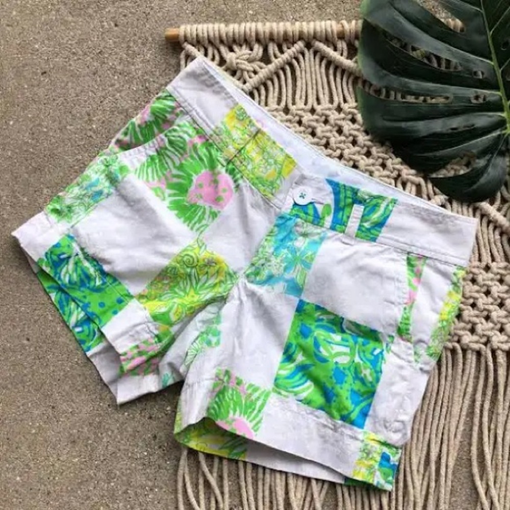 Lilly Pulitzer Callahan Short Patchwork - Size 04